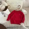 Novo Suéter de Malha Bordado Versátil Cavalo de Guerra Infantil para Meninos e Meninas, Simples e Confortável, Temporada de Inverno