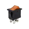 Interruptor em Forma de Barco Kcd1 com Luz, Três Pinos, Duas Posições, Interruptor Basculante 15*21, Interruptor Basculante em Forma de Barco de 3 Pinos, 2 Posições, Quatro Pinos
