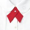 Camisa com Gravata Borboleta da Cruz Vermelha Estudante Feminina Estilo Preppy Roupas com Laço Acessórios Jk Coisas Pequenas Decoração de Uniforme