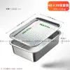 Bandeja de té de acero inoxidable con drenaje, Mesa de té pequeña para el hogar que drena agua, Juego de té Kung Fu, Bandeja de preparación en seco, Juego de doble capa