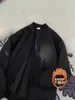 Chaqueta de béisbol acolchada cálida para trabajo, estilo americano para hombre, chaqueta de algodón engrosada con cuello alto, chaqueta