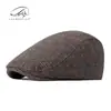 Nuevos Sombreros de Comercio Exterior al por Mayor para Hombres y Mujeres, Boinas de Cuadros Británicos, Gorras de Pico para Primavera, Otoño e Invierno, Sombreros Retro