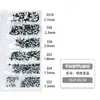 Paquete de 6 Diamantes de Grado Comercial Nacional 1440 Piezas Fondo Plano Rhinestones de Vidrio Ss3-Ss10 para Decoración DIY de Teléfono y Accesorios para Uñas