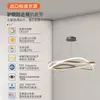 Lámpara de araña minimalista para restaurante y sala de estar en Guangdong Zhongshan, luz principal simple y elegante, lámpara de hierro de estilo minimalista circular de lujo ligero