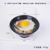 Tigela de ramen estilo japonês simulação de PVC Ishakaya pássaro queimando simulação de ornamentos de comida acessórios para casa de brincar de cozinha DIY