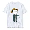Camiseta de Seda de Leche con Estampado Divertido de Camarón, Versátil Camiseta de Manga Corta con Emoji Humorístico, Top de Verano