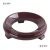 Calabaza Pequeña Natural Taibao Qi Mai Venta al por Mayor Artesanías de Madera Madera Maciza Bola de Cristal Wenwan Soporte para Calabaza Grande Base Roja