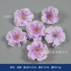 Flor Morada Flor Artificial Abanico de Novia Linterna de Festival Kit de Materiales para Hacer Manualidades Broche de Flor Sombrero de Graduación Tocado