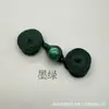 Botones Decorativos Tradicionales Chinos para Ropa Infantil, Botones de Disco Hanfu, Botones de Tela de Perla Mejorados para Cheongsam de Hoja Única de Rueda Única