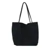 2024 Novo estilo coreano Ins Lazy Sail Cloth Bag Mulheres artísticas retro estudante bolsa de ombro de grande capacidade