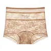 Bragas de encaje estilo francés para mujer con entrepierna extendida, cintura alta, transpirables, antibacterianas, sexys, con borde no enrollable, bragas tipo triángulo