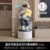 Beihanmei Lujo Ligero Astronauta Sala de Estar Gran Adorno de Pie con Altavoz Lujo Ligero Gama Alta Gabinete de TV Decoración de Audio