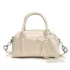 Bolso Boston Portátil de Moda de Gama Alta para Mujer 2025 Primavera Nuevo Estilo Coreano Nicho Elegante Bolso Cruzado Versátil