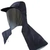 Capuz de brim com cadarço, tipo xale, para manuseio em trabalhos de polimento de cimento, proteção individual para poeira, capa protetora contra poeira