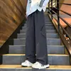 Calça Casual Soft Shell Três Provas para Homens e Mulheres, Outono Vibe Dopamina Meninas, Multicor, Outdoor, Calça Cargo de Pernas Retas Soltas