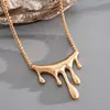 Collar Personalizado Estilo Metal Europeo y Americano Cepillado Lava Cruzado Ins Donut Pendientes de Gama Alta para Mujer