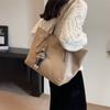 Bolsa Grande Capacidade Transfronteiriça Feminina Outono e Inverno Versátil 2025 Nova Bolsa de Ombro Bolsa de Aula para Estudante Universitário Bolsa Tote para o Dia a Dia