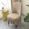 Funda Curva Universal para Silla, Elástica de Espesor Completo para Todas las Estaciones con Patrón de Rejilla de Piña, Funda para Silla Curva para Uso Doméstico/Comercial, Al por Mayor