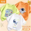 Camiseta de Manga Corta para Niños Ropa de Algodón Holgada de Verano para Niños y Niñas, Camisetas Elegantes de Media Manga para Niños y Niñas