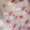 Adesivos Decorativos Flor Rosa Relevo Populares Transfronteiriços Cyansea DIY para Tablets, Celulares, Computadores, Cadernos, Ccd