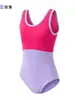 Leotardo de Danza sin Mangas Color Block para Niñas, Atuendo de Ballet y Gimnasia, En Stock Venta al por Mayor de Fábrica para Clases de Danza