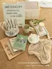 Accesorios para fotos estilo ins decoración de mesa plana de celebridad de internet adornos atmósfera para fotografía de alimentos alfombra plog libro vintage
