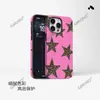 Artículo popular de comercio exterior: Funda de Teléfono de Lujo con Película Estampado de Leopardo y Estrellas para Apple 17 Pro, iPhone 16 Cubierta Protectora