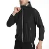 Amazon Chaqueta con Capucha Deportiva de Fitness para Hombre Tallas Grandes Europea y Americana Traje de Sudoración Impermeable Pantalones de Chándal Traje Deportivo