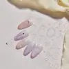 Adesivos de Unha Shell Light Estilo Japonês Popular Adesivos de Unha para Crianças Adesivos de Unha com Laço Rosa Lote Misto