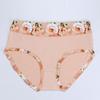 Ropa Interior Rusa Talla Grande Color Sólido Estampado Floral Sexy Hermosas Nalgas Comercio Exterior Tallas Grandes Calzones de Cintura Alta