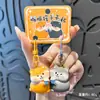 Chaveiro Magnético Desenho Animado Gato Cachorro Soneca Pingente de Figurine de Resina Fofo Charme de Bolsa Combinando para Casal Em Estoque Atacado
