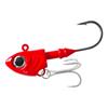 Cabeça de Peixe Jig Head Anzol com Isca Mole UV Peso Grande 40g 30g Isca Luminosa para Robalo Pesca Marítima em Zhoushan Isca Isca para Robalo