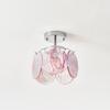 Lámpara de Techo Vintage Estilo Francés Murano para Balcón y Pasillo, Diseño Similar a una Nube, Lámpara de Iluminación de Lujo Moderado de Mediados de Siglo para Pasillo y Vestidor