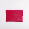 Bolsa de embalagem para joias Fuchen de alta qualidade em couro sintético PU com botão de pressão, bolsa de armazenamento para colares e anéis