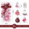 Decoración Navideña Simulada Mezclada PE Flocado Árbol de Navidad Escaparate Grande Escena de Ambiente Arreglo Accesorios Adornos