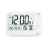 Nuevo Reloj Electrónico de Pantalla Grande Reloj LCD Multifunción Luz Nocturna de Mesita de Noche Reloj Despertador Reloj Silencioso para Estudiantes Yd109
