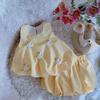Ropa de Verano para Niñas 2026 Nuevo Estilo de Verano Versátil Lindo Traje de Pato Vestido de Algodón para Bebé Falda Versátil de Capullo de Flor
