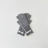 Guantes de Invierno Versátiles Qiunan para Niños Coreanos, Guantes de Dedos para Niños y Niñas, Guantes de Cinco Dedos Cálidos de Punto para Bebé