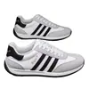 Zapatos de Hombre 2026 Nuevo Otoño Zapatos Casuales de Cuero para Hombre Estilo Coreano Modernos Versátiles Tenis Deportivos Tenis Blancos para Hombre