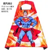 Halloween Niños estampado de superhéroe anime capa Spider-Man Ultraman Capitán América ropa disfraz