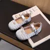 Sapatos de Couro Estilo Britânico para Crianças para Primavera e Outono, Nova Versão Coreana, Simples Versátil Sapatos de Princesa com Solado Macio para Meninas, Mocassins de Boca Rasa