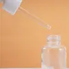 Suministrados directamente por el fabricante, frascos goteros redondos de vidrio de 30-100 ml para perfume, aceites esenciales, productos para el cuidado de la piel, frascos de aceites esenciales de tamaño de viaje