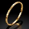 Europa y Estados Unidos comercio exterior transfronterizo moda popular pulsera de titanio y acero con diamantes para mujer no se decolora hebilla de lujo ligero pulsera tendencia