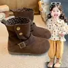 Botas para Niñas 2026 Otoño/Invierno Nueva Llegada Botines Meilade para Niños Botas Plegables de Dos Vías para Niña Botas Estilosas tipo Birkenstock