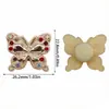 Mariposa de Pedrería Dibujo Animado Crocs Funda para Teléfono Ropa Hebilla Decorativa Adornos Hecho a Mano DIY Parche de Plástico Accesorios