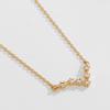 Kenjay Cobre Chapeado Real Gold com Zircônio 12 Constellation Colar Requintado Feminino ins Verão All-match Clavicle Chain Europa e América Cross-Border
