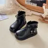 Outono 2025 Novas Botas Martin Femininas Moda Simples Laço Botas Princesa Moda Meninas Botas Baixas Tendência