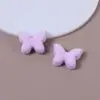 Minimalista Versátil Colorido Felpa Mariposa Accesorio para el Cabello Diadema Pendiente Parche DIY Accesorios para Joyería Venta al por Mayor