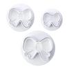 Molde Criativo Novo Desenho Animado Gravata Borboleta Mola Plástico Assar Abrasivo 3D Estéreo Artificial Molde de Biscoito Utensílios de Cozinha