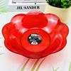 Plato de frutas al por mayor para el hogar, sala de estar, moda simple, plato para frutos secos, rojo festivo, Año Nuevo, boda, plato para dulces, plato de plástico